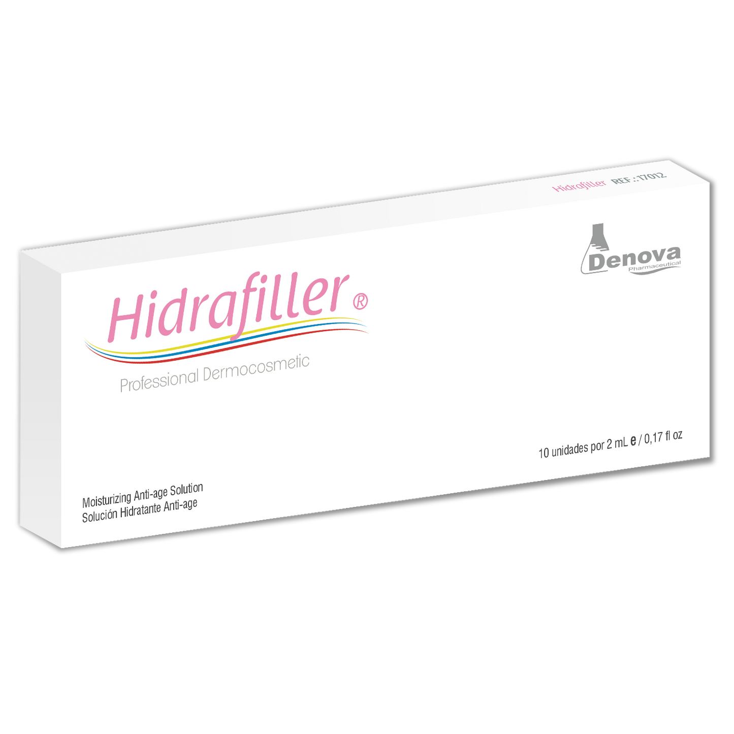Hidrafiller By Denova Hidratante Anti-age con Ácido Hialurónico 2% - 10Amp x 2ml