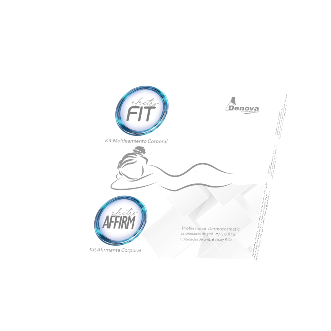 Kit Electro Fit 1 - Kit Moldeamiento Corporal y Kit Afirmante Corporal - Caja 16 Und