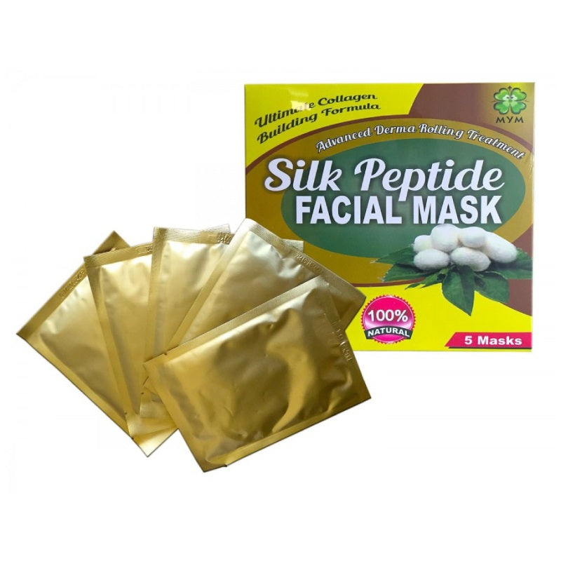 Velo de Seda de Péptido Mascarilla Facial 100% Natural - Alto Nivel de Hidratación y Nutrición