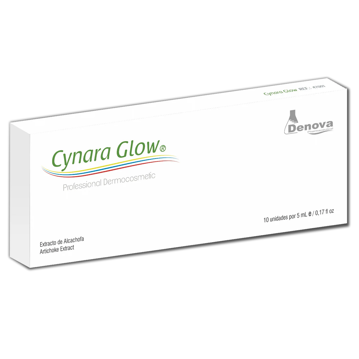 Cynara Glow by Denova- Solución Extracto de Alcachofa - Adelgazante y Anticelulítico - 10Amp x 2ml