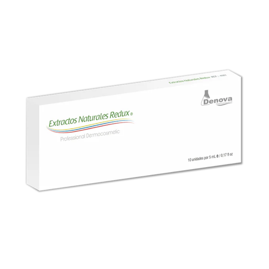 Extractos Naturales Redux By Denova. Ampollas Quema Grasa Corporal - Anticelulitis - 10Amp x 5 ml