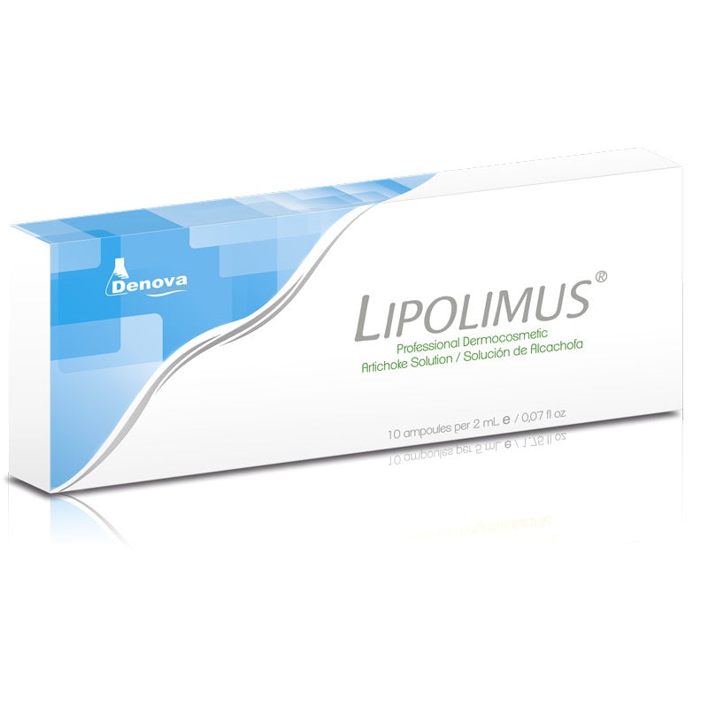 Lipolimus  By Denova - Solución Extracto de Alcachofa - Adelgazante y Anticelulítico - 10Amp x 2ml