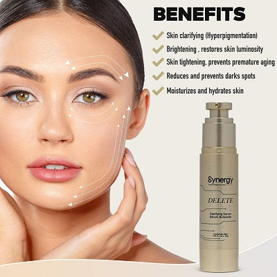 Synergy Delete Serum Aclarante Antimanchas Faciales 1.7FL Oz
