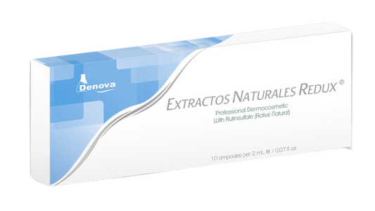 Extractos Naturales Redux By Denova. Ampollas Quema Grasa Corporal - Anticelulitis - 10Amp x 5 ml