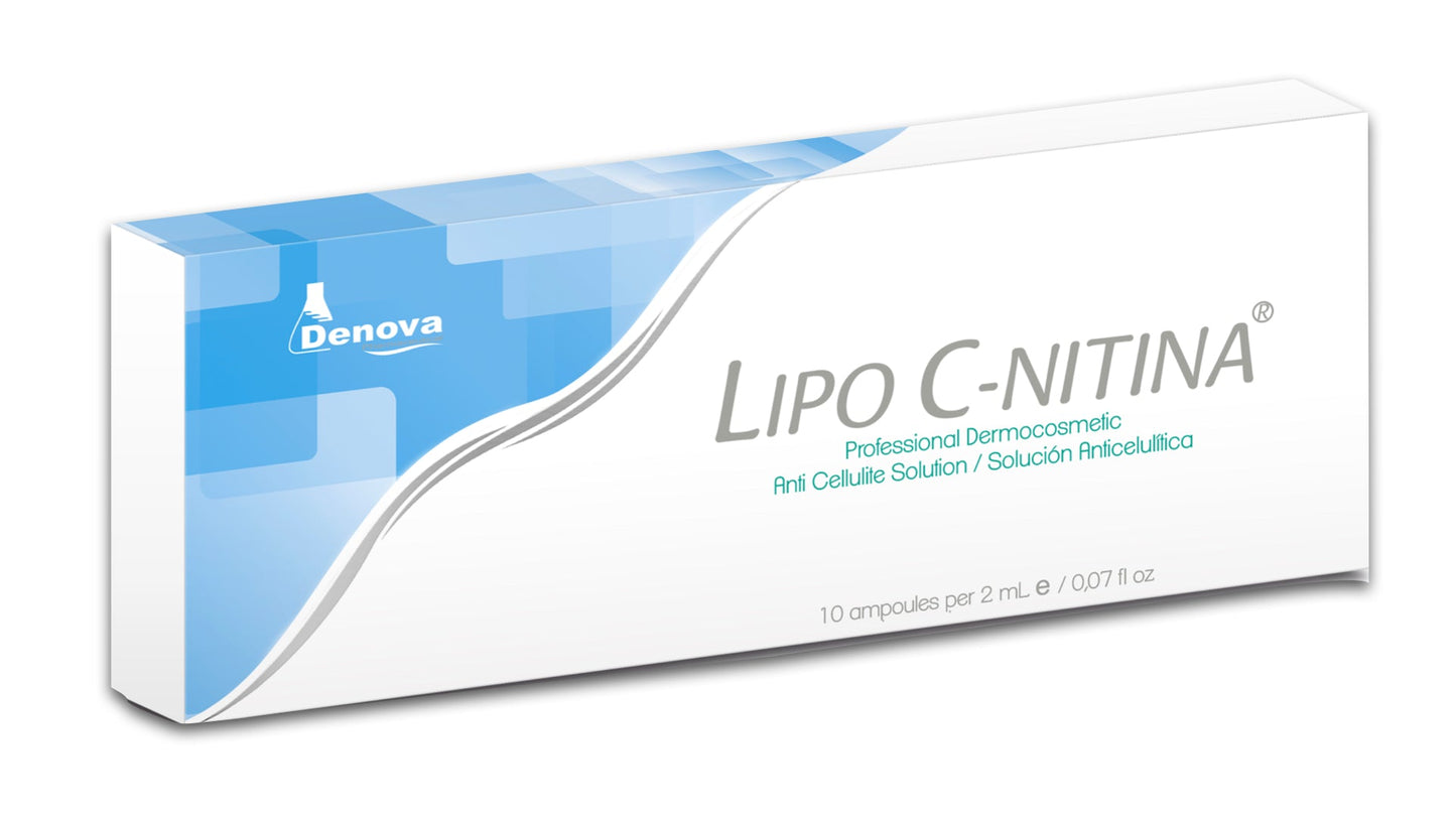 LIPO C-NITINA By Denova - Quemador de Grasa Corporal - Anticelulítico - 10Amp x 5ml